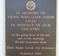 Koumala War Memorial - Hotel WA