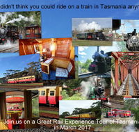 Great Rail Experiences  Tasmania Tour 2017 - Hotel WA