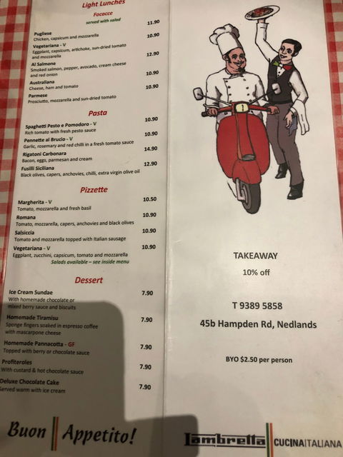 Lambretta Cucina Italiana - Hotel WA 10