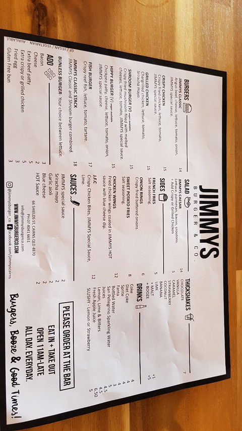 Jimmys Burger & Co - Hotel WA 3