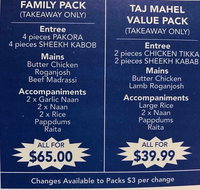 Taj Mahal Indian Restaurant - Hotel WA