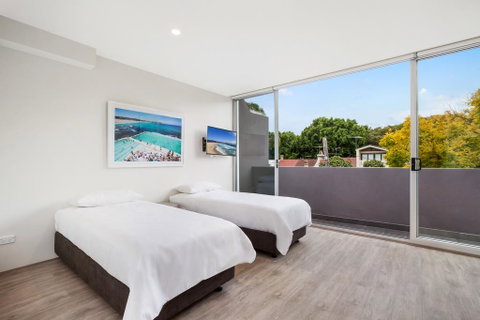 Bondi Beach Studio King Suite + Balcony - Hotel WA 1
