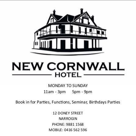 New Cornwall Hotel - Hotel WA 3
