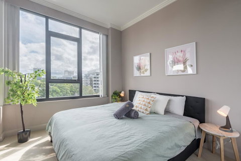 Olympic Park Near Qudos Bank Arena King Bed 1BR 1Bath Sleeps 6 Air-cond Parking - Hotel WA 0
