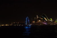 Vivid Tall Ships Dinner Cruise on Sydney Harbour